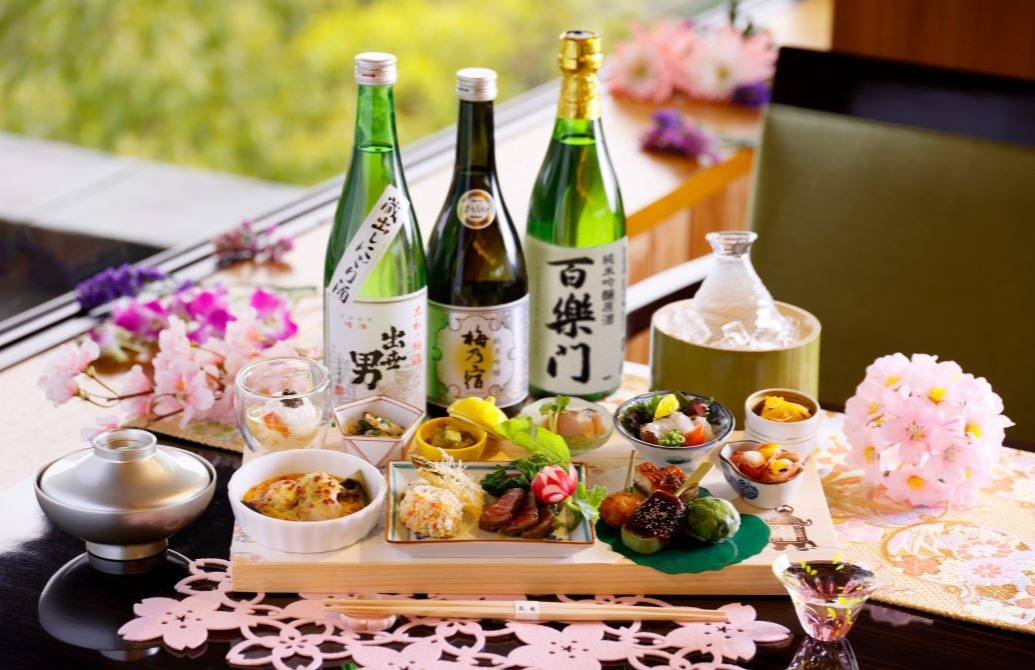 奈良県酒造組合3蔵元の日本酒と特別プレートで春の訪れを味わう日本酒と和食のマリアージュを楽しむ日本料理「花菊」の人気イベント「奈良酒飲み比べを楽しむ会」開催について