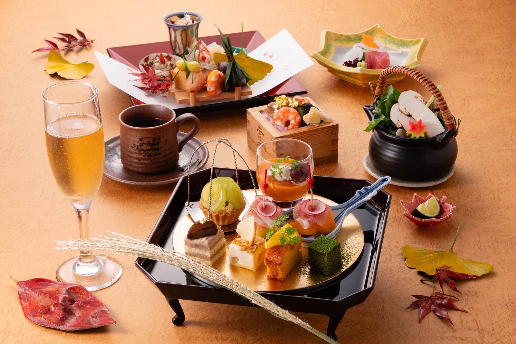 スイーツも充実！秋の味覚を堪能する和食ランチ「和のいろどり八寸 秋のランチ＆スイーツ」を販売