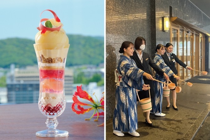 地元食材を使ったメニューや打ち水の実施など“涼”を感じるサスティナブルなおもてなし