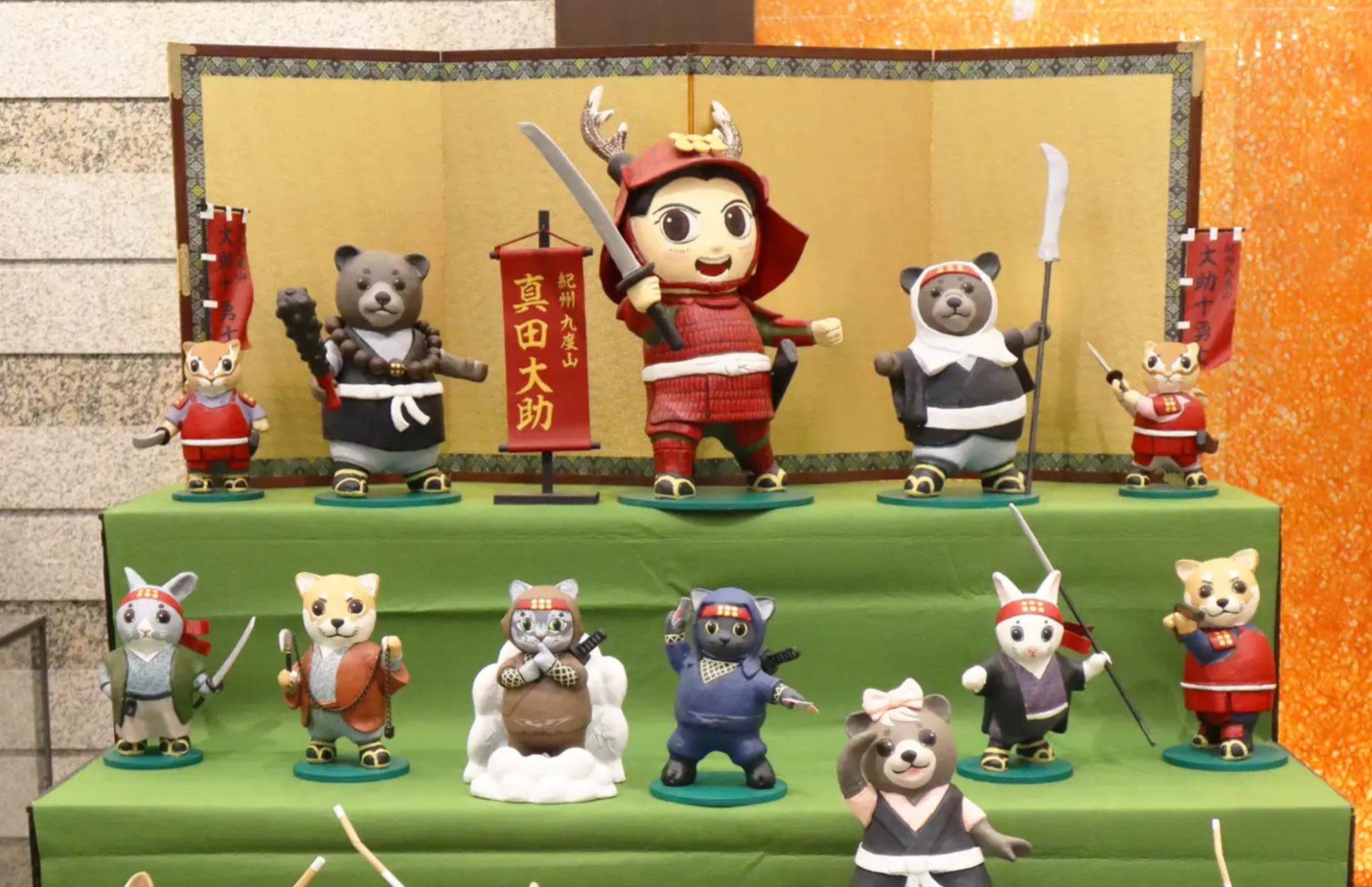 九度山〈町家の人形めぐり〉先取りロビー展　物語から飛び出したかのような「大助夢十勇士」と和の飾りを一堂に