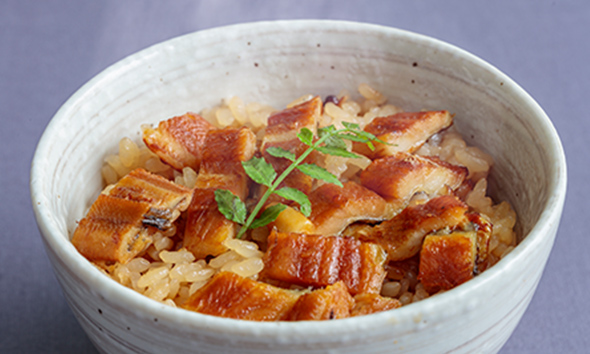 Rice with conger eel
